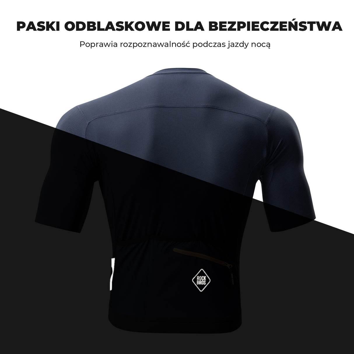 ROCKBROS Męska Letnia Koszulka Kolarska Z Krótkim Rękawem-YDDX009 Koszulki