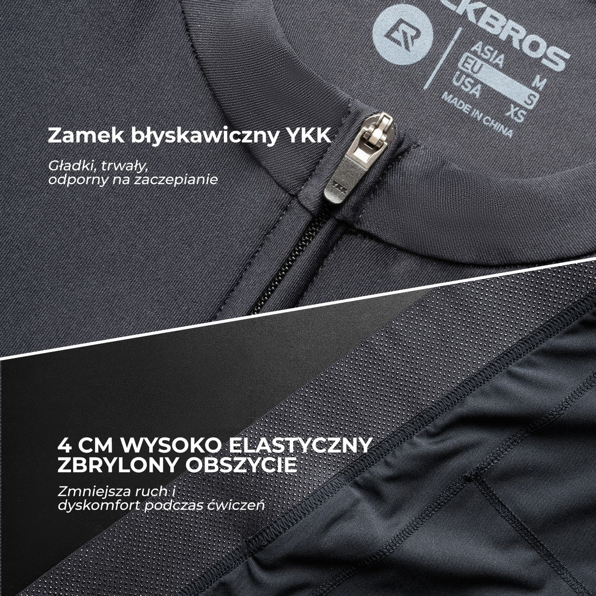 ROCKBROS Męska Koszulka Rowerowa Krótki Rękaw, Oddychająca i Odblaskowa Koszulki