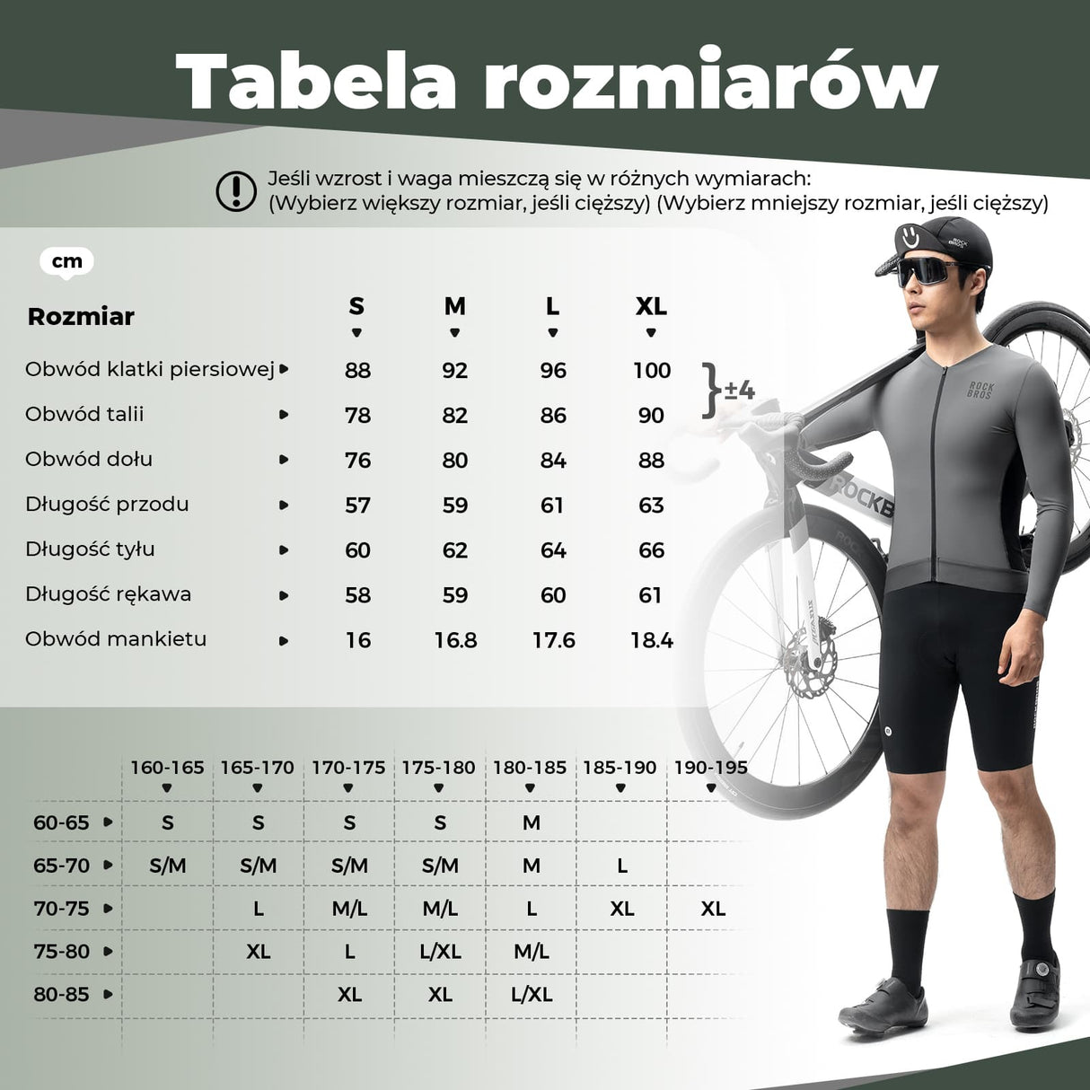 Męska Koszulka Rowerowa z Długim Rękawem Szybkoschnący-YDCX005