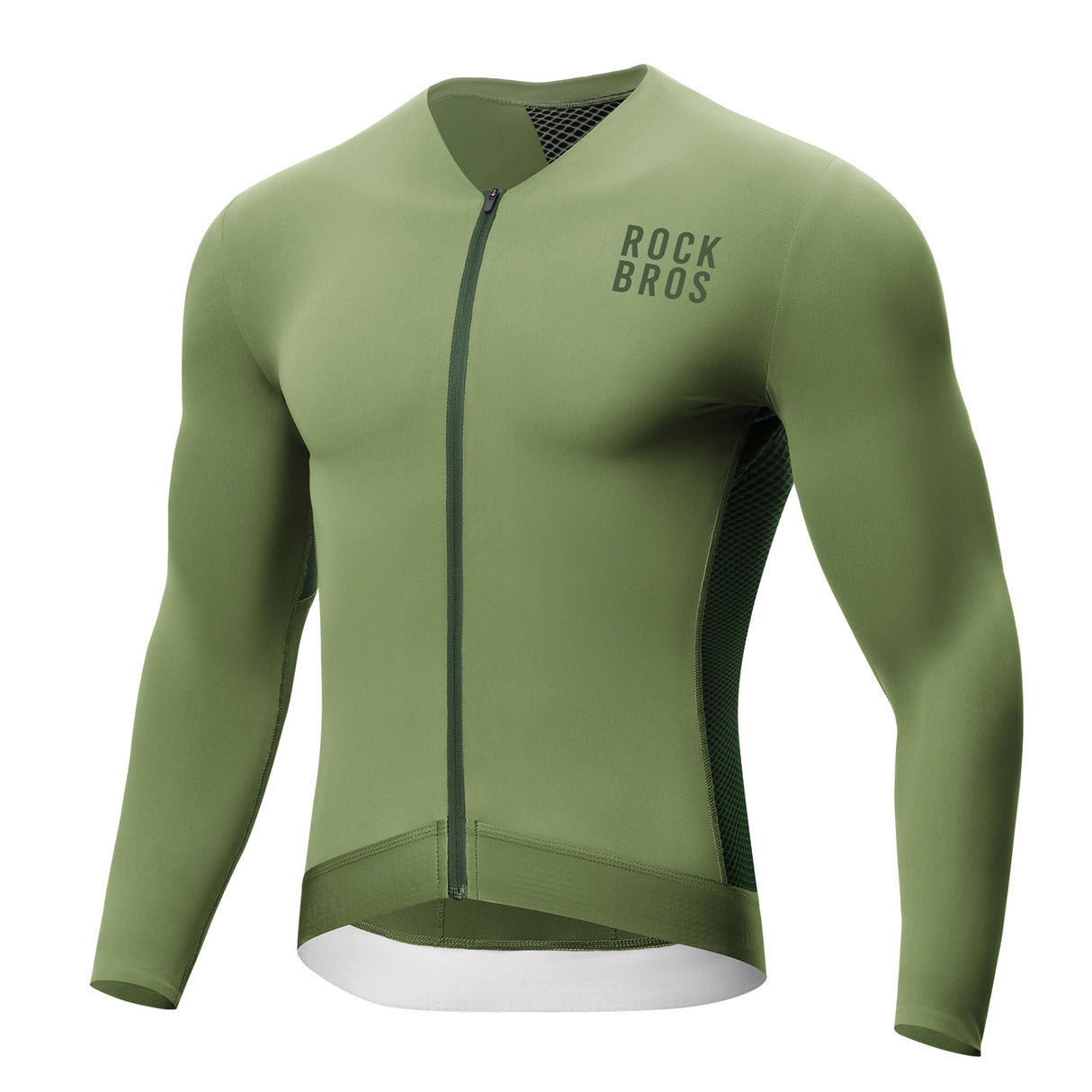ROCKBROS Męska Koszulka Rowerowa z Długim Rękawem Szybkoschnący-YDCX005 Koszulki