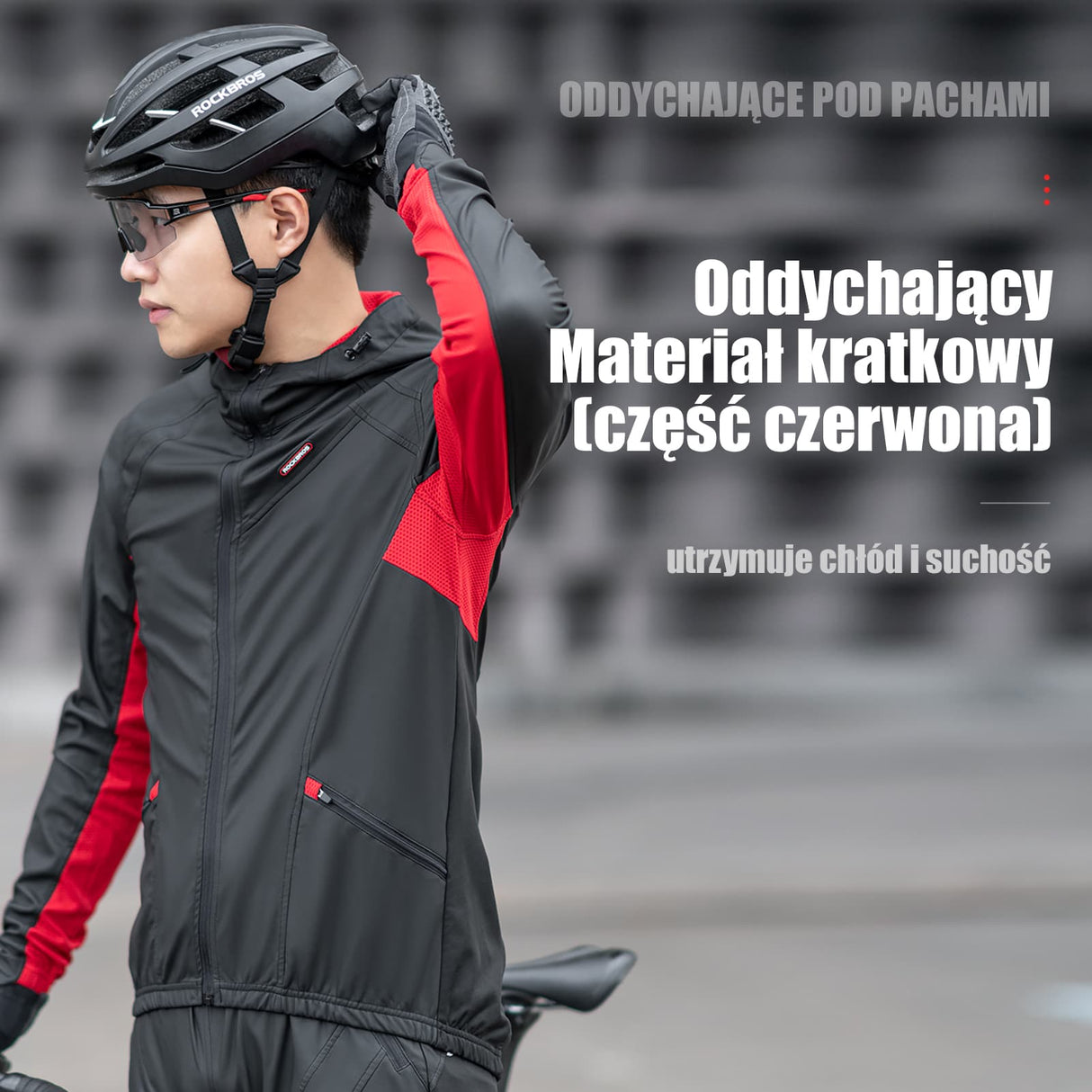 ROCKBROS Kurtka Rowerowa Męska Zimowa Wiatroodporna Typu Softshell-YPW038-1 Kurtki