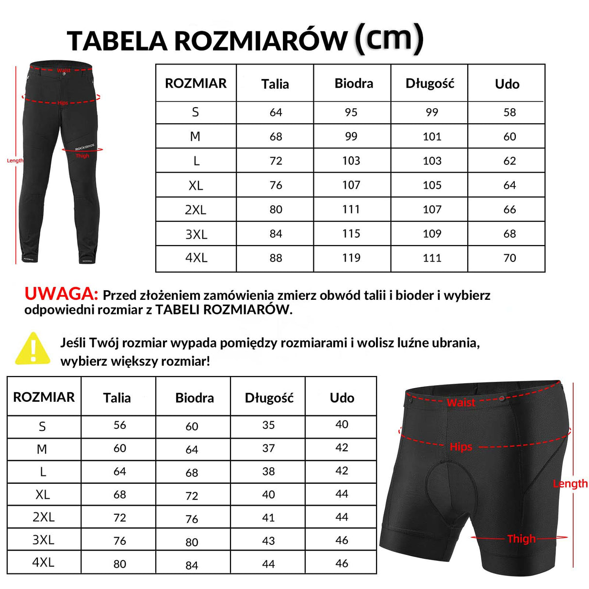 ROCKBROS Zestawy Odzieży Męski Składający Się Z Kurtki Typu Softshell I Spodni Z Podszewką Zestawy odzieży