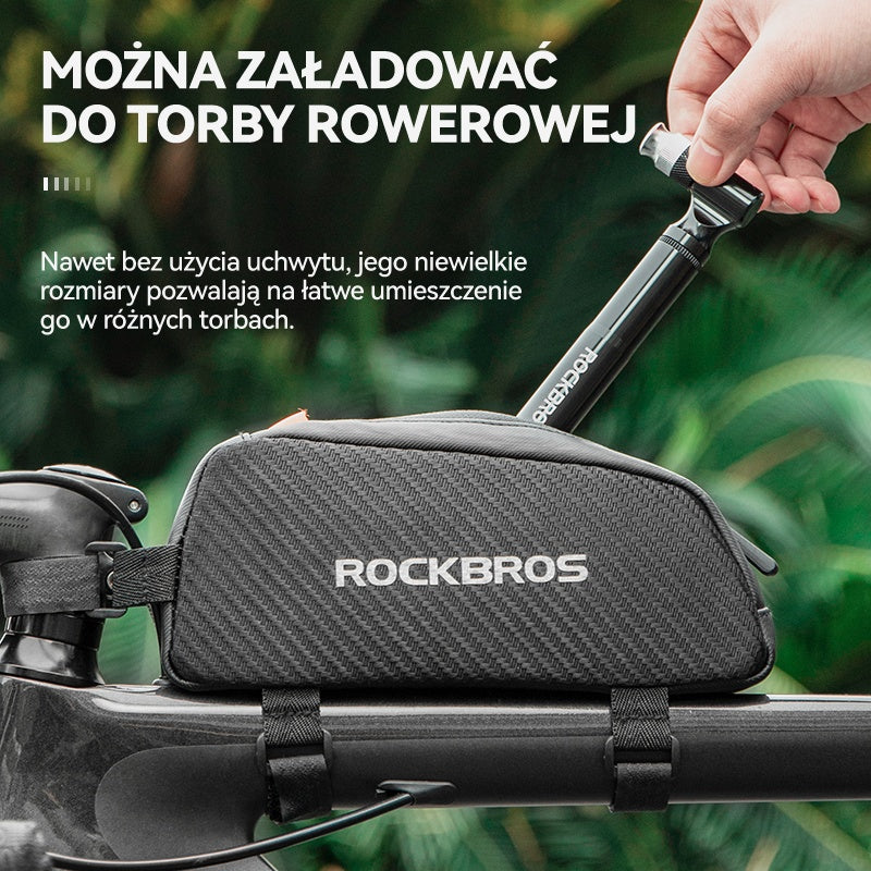 ROCKBROS Mini Pompka Rowerowa Classic 130 PSI z Zaworem Amerykańskim/Presta Schrader-PB011 Pompki rowerowe