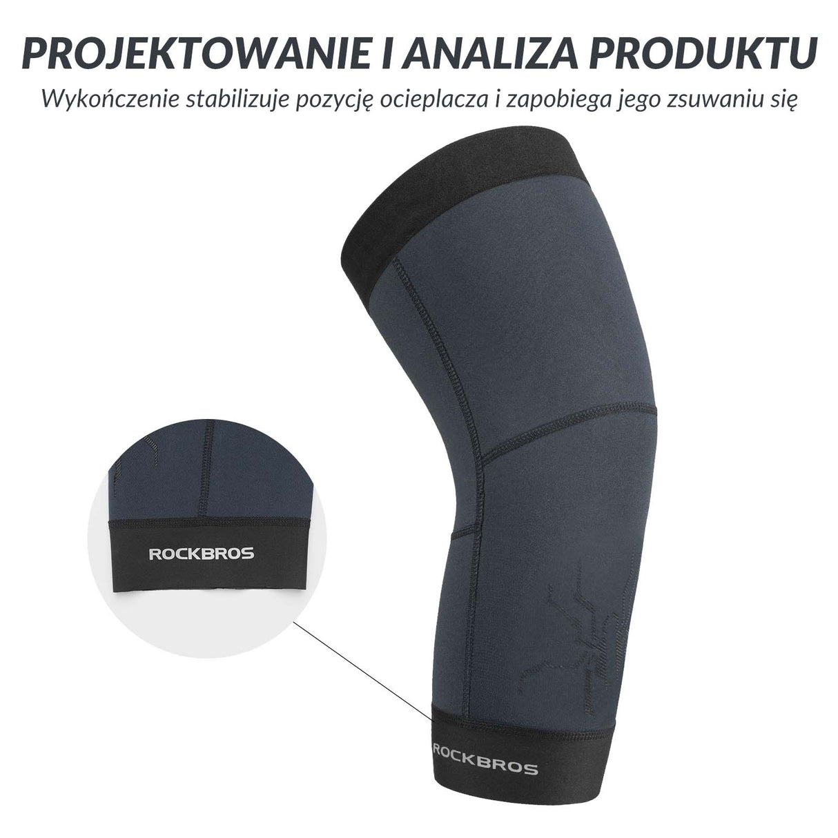 ROCKBROS ROCKBROS Ochraniacze Sportowe na Ręce Ocieplacze Rękawy Wiatroodporne Krótki styl Uniseks Nogawki