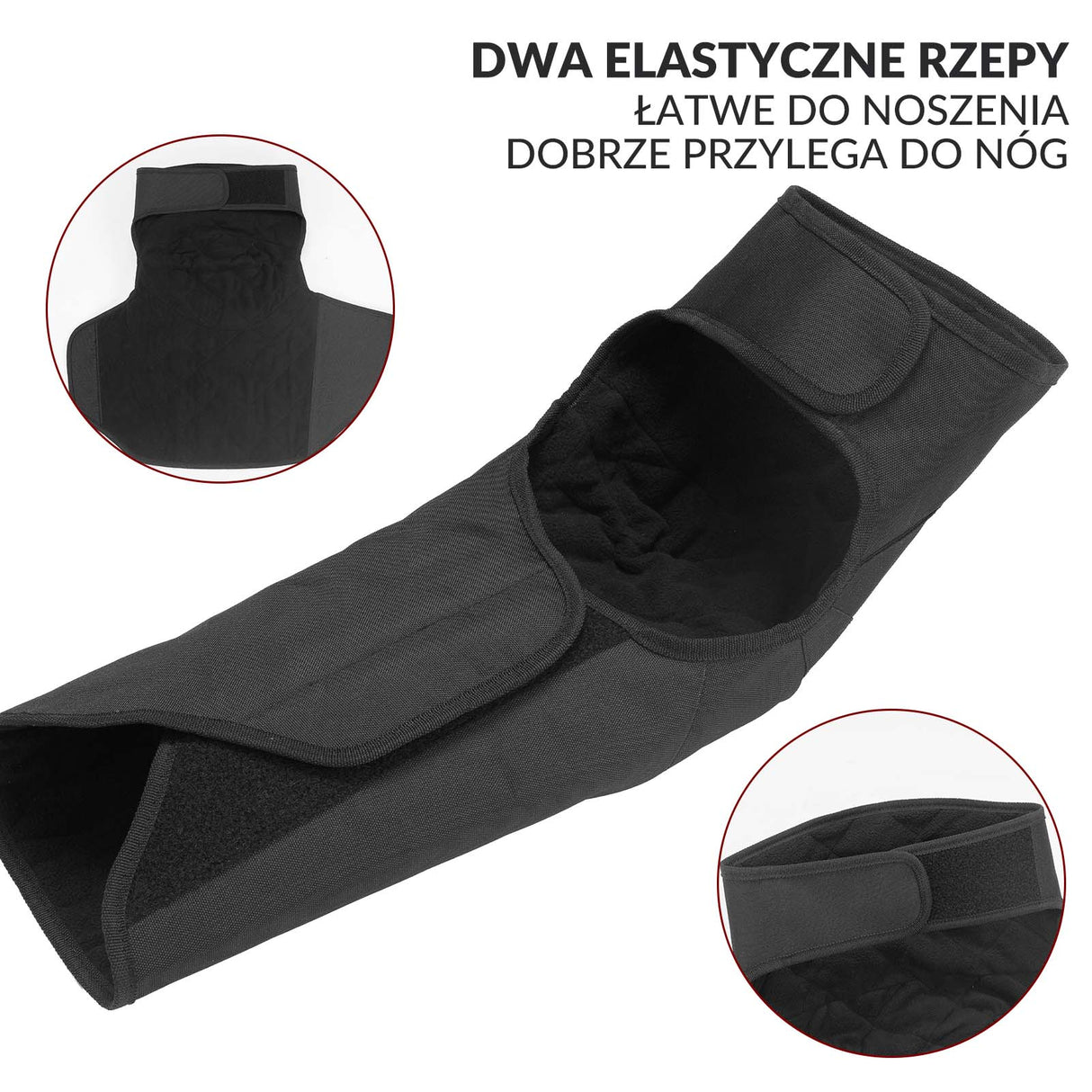 ROCKBROS ROCKBROS Ochraniacze na Nogi Ocieplacze Getry z Ochraniaczem na Kolana Unisex Nogawki