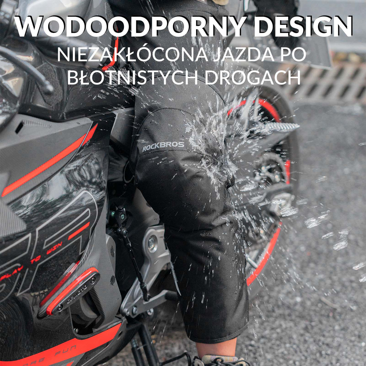 ROCKBROS ROCKBROS Ochraniacze na Nogi Ocieplacze Getry z Ochraniaczem na Kolana Unisex Nogawki