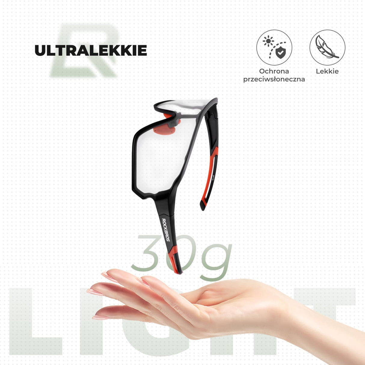 ROCKBROS Okulary Fotochromowe Przeciwsłoneczne UV400 Kobiety Mężczyźni-SP179 Okulary i gogle