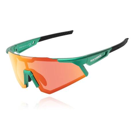 ROCKBROS ROCKBROS Okulary Rowerowe Polaryzacyjne Okulary Ochronne UV400 Okulary i gogleSzmaragdowa Zieleń