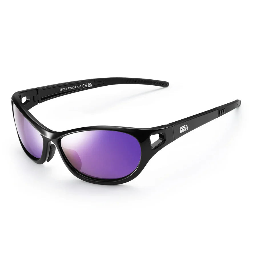 ROCKBROS Okulary sportowe z Polaryzacją Ultralight i UV400-SP394 Okulary i gogleFioletowy
