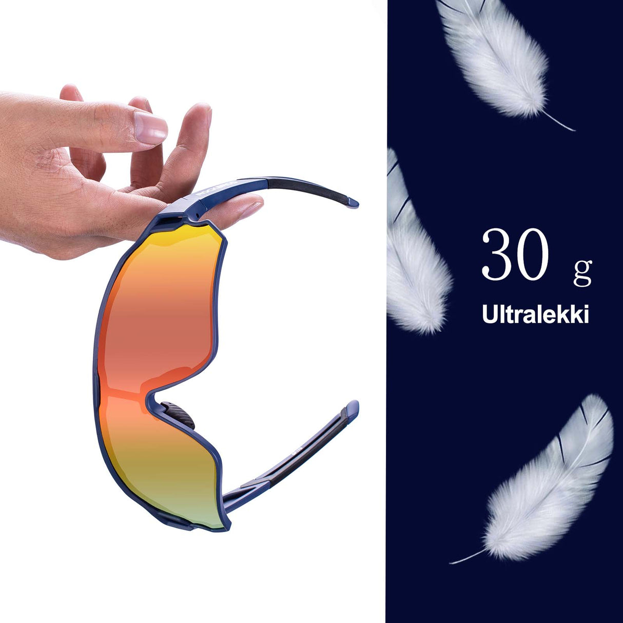 ROCKBROS ROCKBROS Okulary Rowerowe Przeciwsłoneczne Kolarskie Polaryzacja Ochrona UV Okulary i gogle