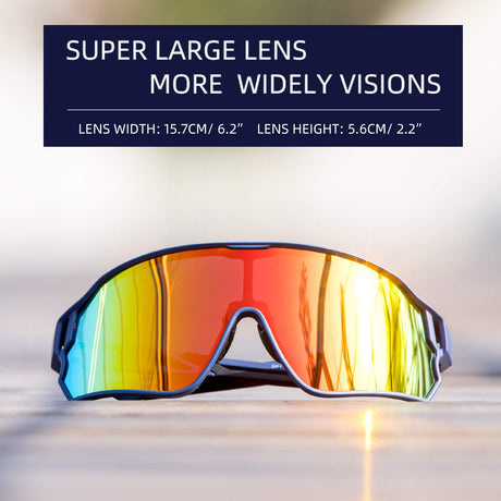 ROCKBROS ROCKBROS Okulary Rowerowe Przeciwsłoneczne Kolarskie Polaryzacja Ochrona UV Okulary i gogle