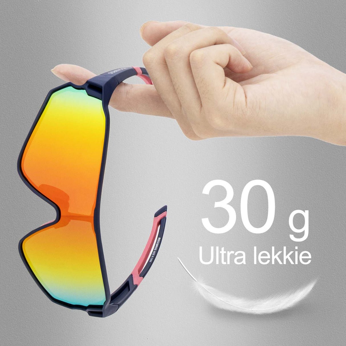 ROCKBROS ROCKBROS Okulary Rowerowe Przeciwsłoneczne Kolarskie Polaryzacja Ochrona UV Okulary i gogle