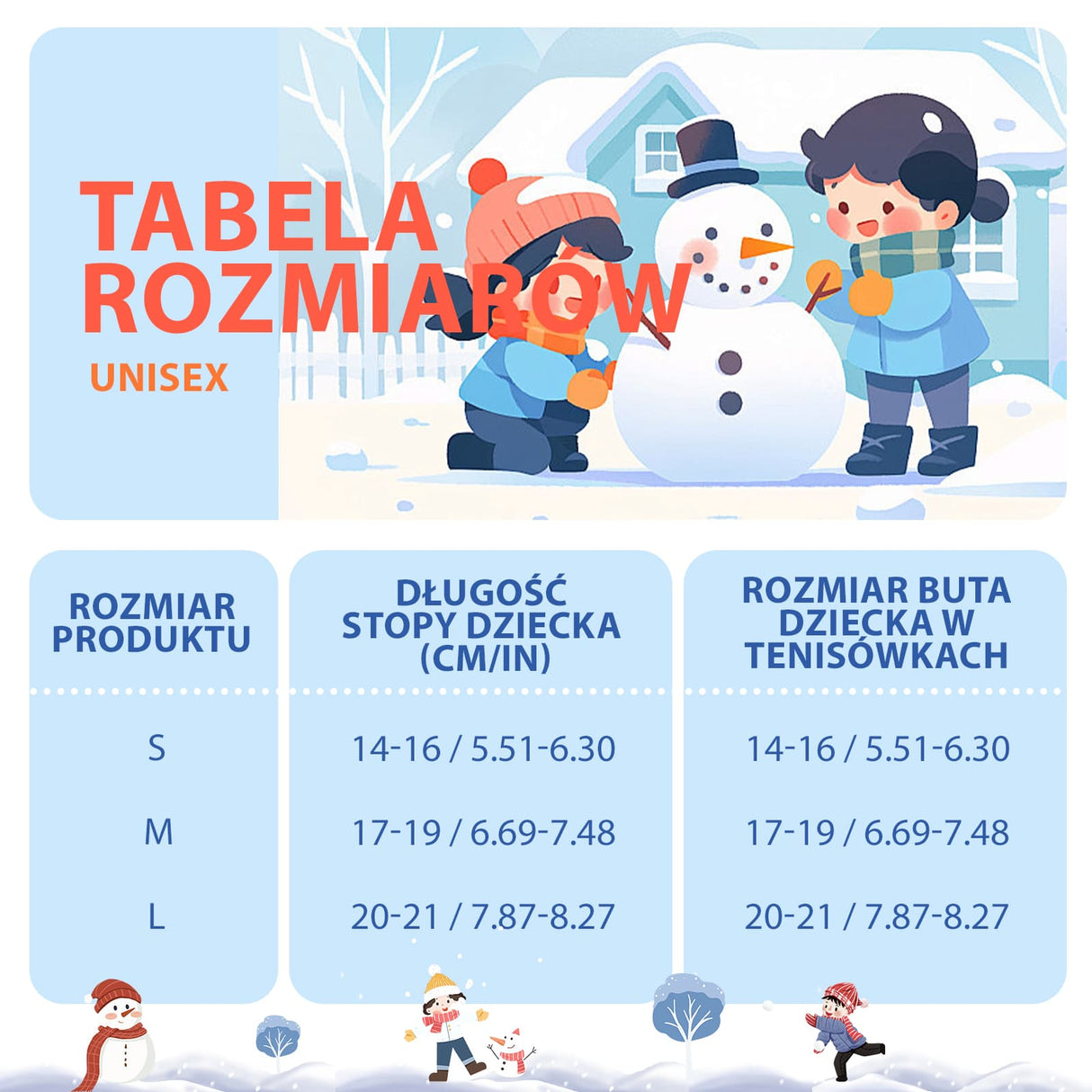 Qunature Qunature Wełniane Skarpety Narciarskie Dla Dzieci-Q23-011 Skarpetka