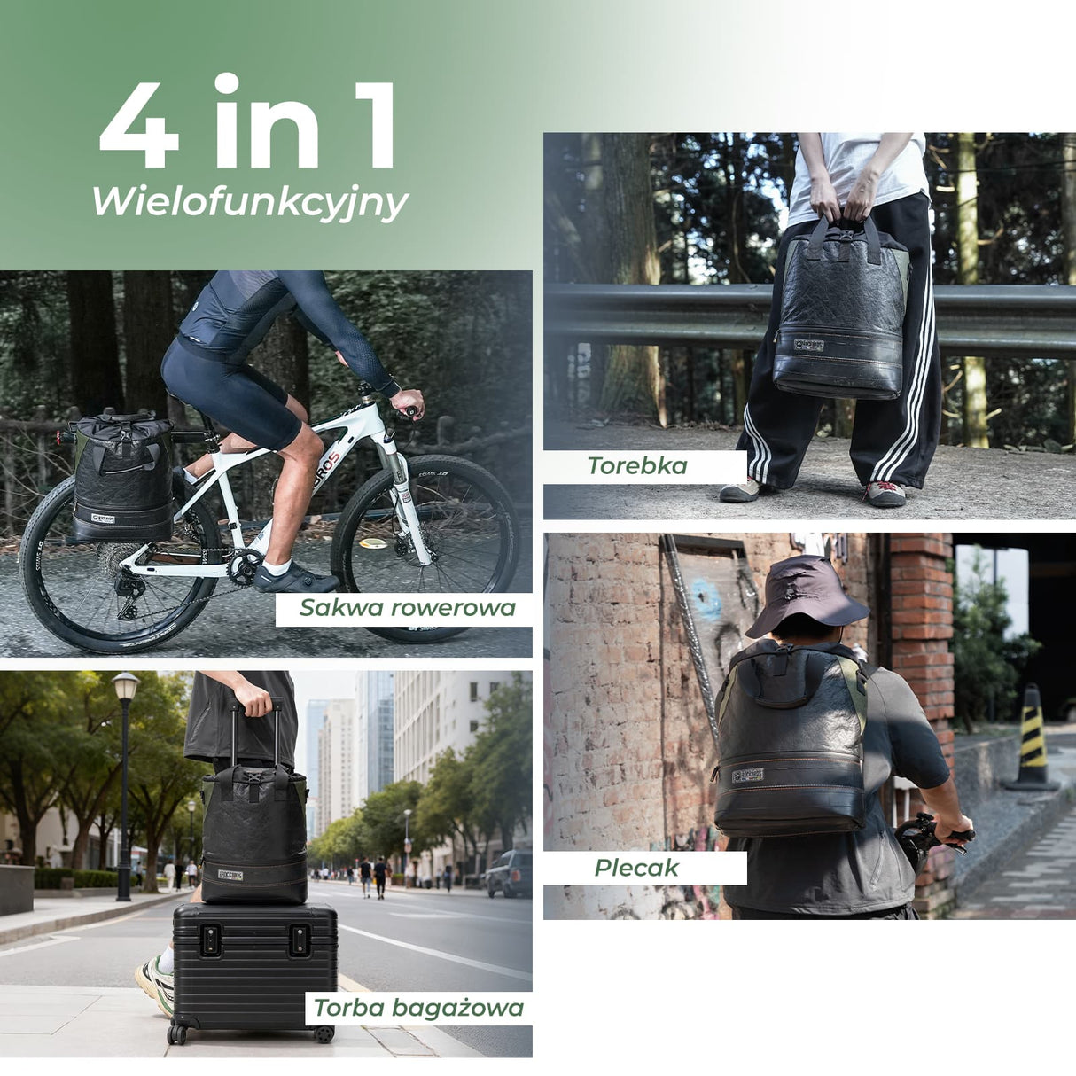 ROCKBROS ROAD TO SKY Ekologiczna Torba na Bagażnik 12 L-TL008 Torby na bagażnik