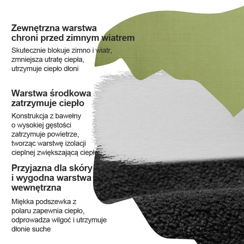 ROCKBROS Rękawice Narciarskie I Rowerowe Z Ekranem Dotykowym Zima-S378 Rękawiczki