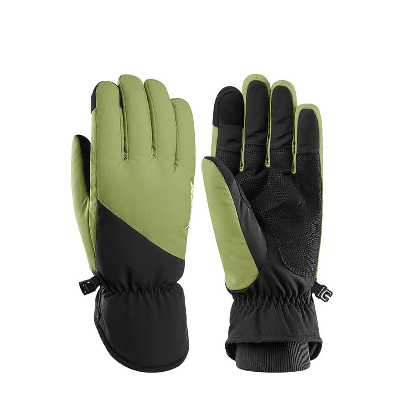 ROCKBROS Rękawice Narciarskie I Rowerowe Z Ekranem Dotykowym Zima-S378 RękawiczkiZielony S