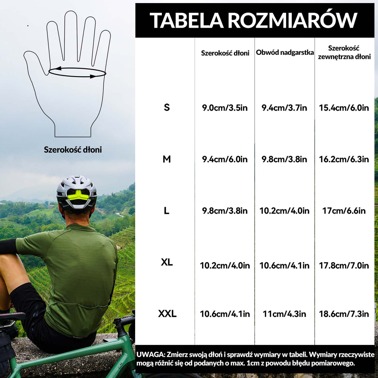 ROCKBROS Rękawice Rowerowe Półpalce Krótkie Antypoślizgowe Rękawiczki