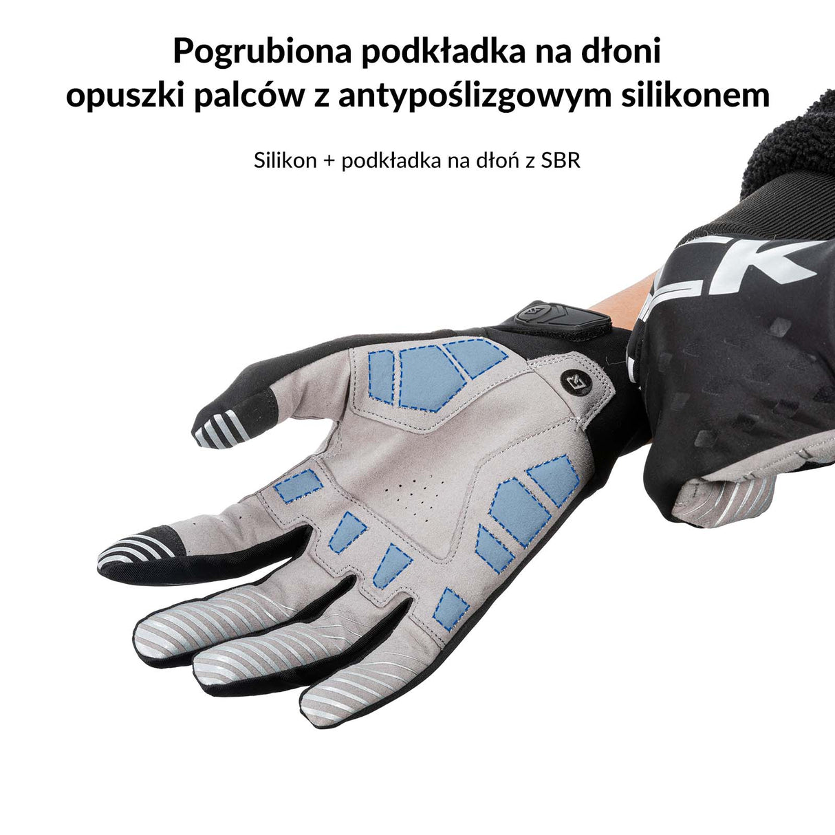 ROCKBROS Rękawiczki Rowerowe Kolarskie Długie Dotykowe Wiosna i Jesień Rękawiczki