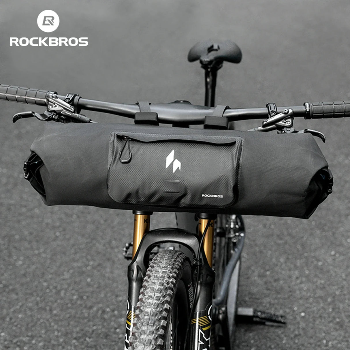 ROCKBROS RideMate Wodoodporna Torba Na Kierownicę Rowerową 100% Waterproof 8L-AS-154 Torby na kierownicę