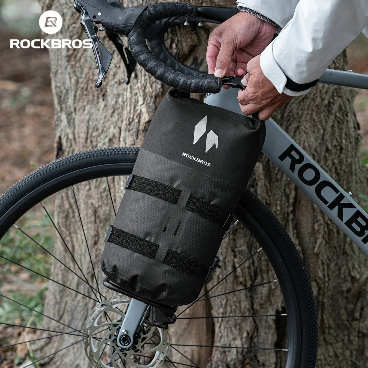 ROCKBROS RideMate 100% Wodoodporna Torba na Widelec Przedni 7L-AS-156 Torba na widelec przedni
