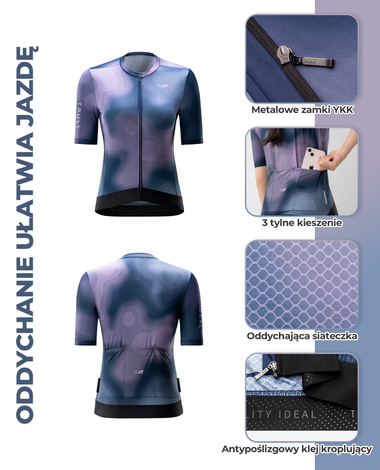 ROCKBROS TVI Damska Koszulka Rowerowa Komfort i Styl na Letnie Wyprawy Koszulki