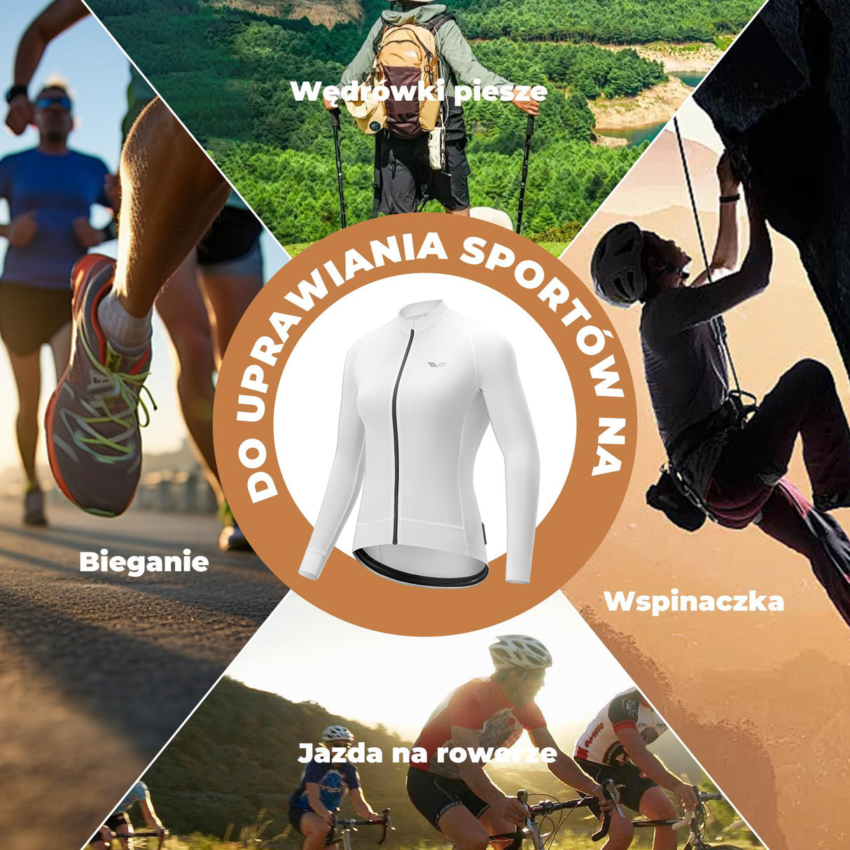 ROCKBROS TVI Damska Wygodna Koszulka Rowerowa z Jedwabiu Lodowego-YDWT004 Koszulki