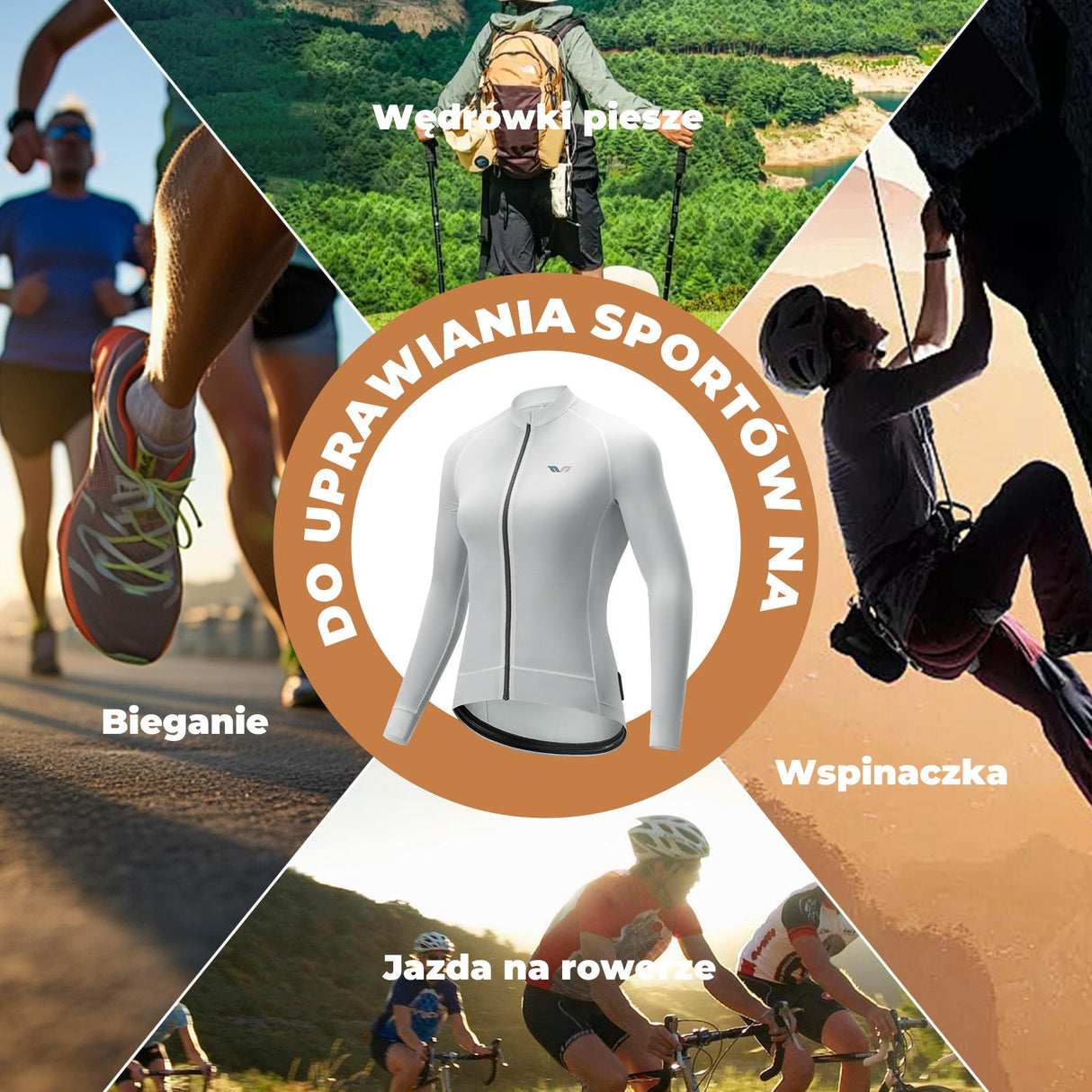 ROCKBROS TVI Damska Wygodna Koszulka Rowerowa z Jedwabiu Lodowego-YDWT004 Koszulki