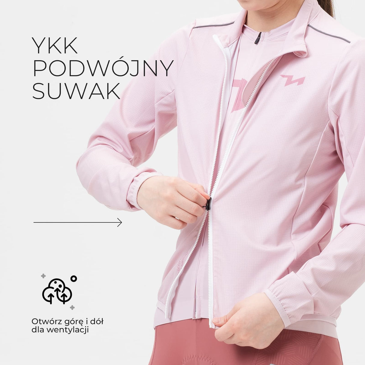 ROCKBROS TVI Damska Kurtka Rowerowa Wiatroszczelna-YPW069 Kurtki