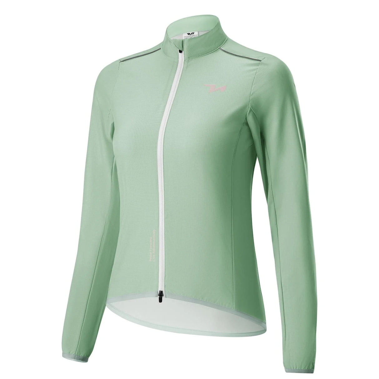 ROCKBROS TVI Damska Kurtka Rowerowa Wiatroszczelna, Oddychająca i Lekka-bialy