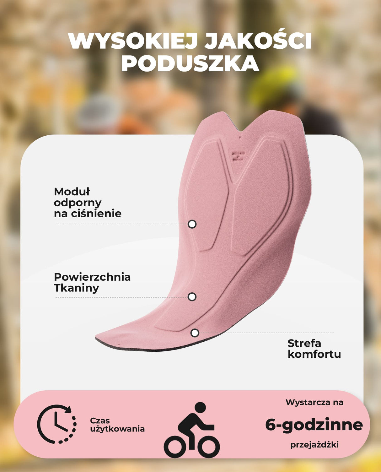 TVI TVI Damskie Spodenki Rowerowe na Szelkach Spodenki