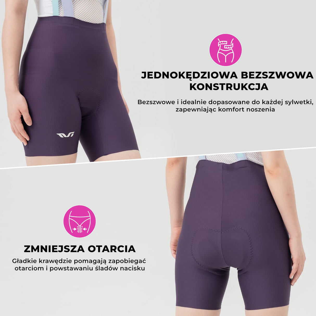 ROCKBROS TVI Damskie Spodenki Rowerowe Na Szelkach-YDDK017-1 Spodenki rowerowe na szelkach