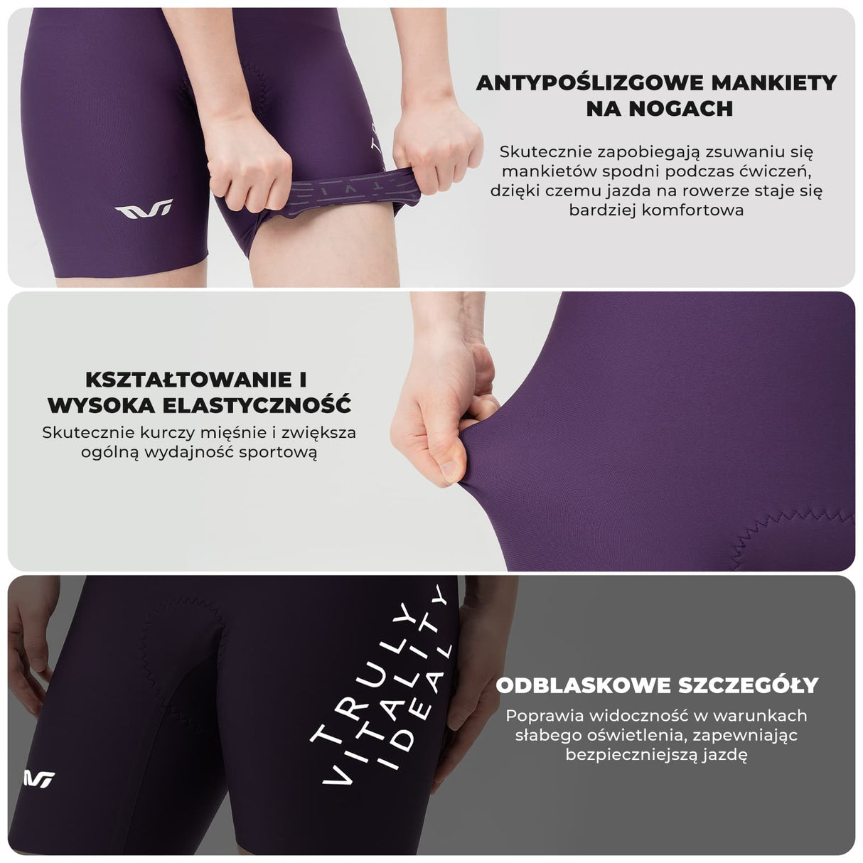 ROCKBROS TVI Damskie Spodenki Rowerowe Na Szelkach-YDDK017-1 Spodenki rowerowe na szelkach