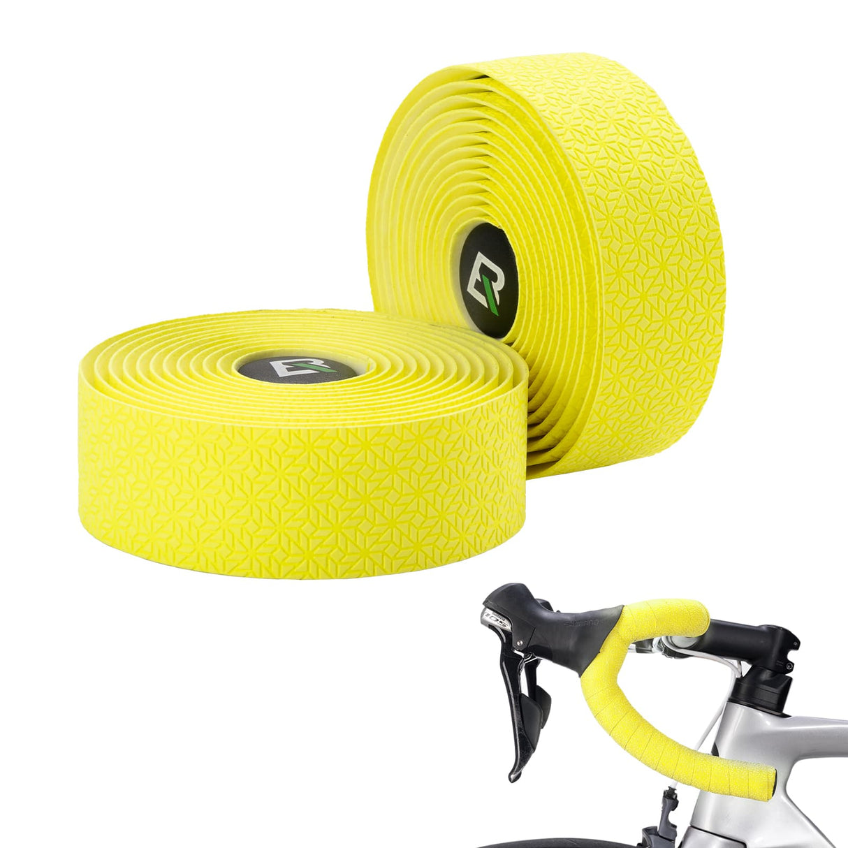 ROCKBROS Taśma na Kierownicę Super Długa 220 Cm do Rowerów Szosowych MTB i Miejskich Taśmy na kierownicęŻółty