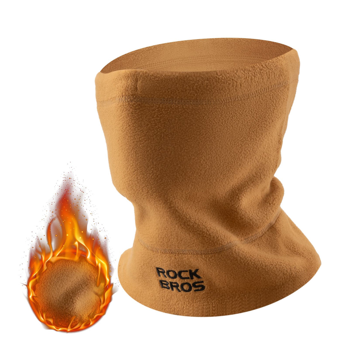 ROCKBROS Półmaska na Twarz,Szalik i Czapka 3 W 1-M012 KominiarkiBrązowy