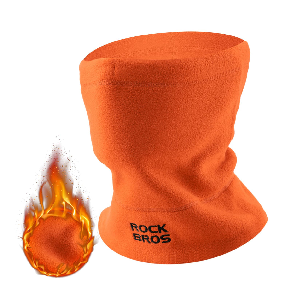 ROCKBROS Półmaska na Twarz,Szalik i Czapka 3 W 1-M012 KominiarkiPomarańczowy