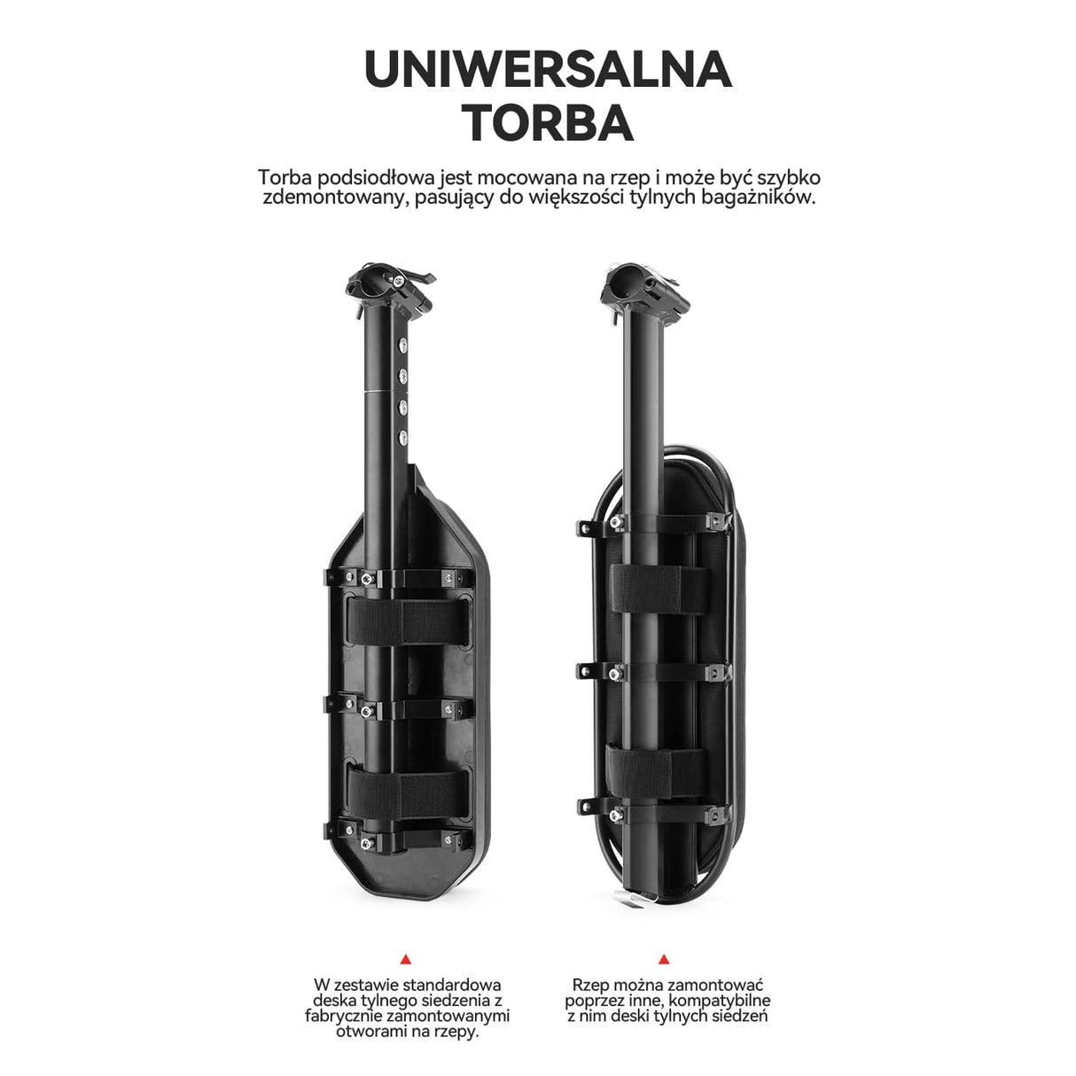 ROCKBROS Torba Na Bagażnik Rowerowy Wielofunkcyjna Rozszerzalna 5l-D83 Torby na bagażnik