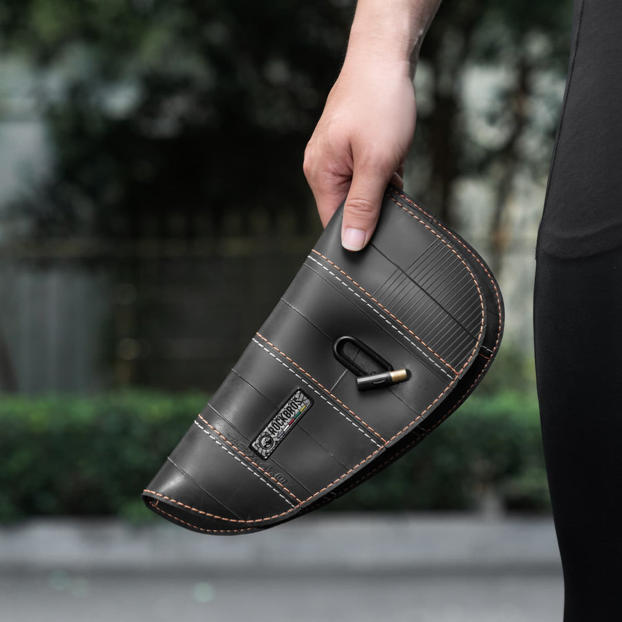 ROCKBROS ROAD TO SKY Torby na Ramę Ekologiczna z Recyklingu Opon 0,5 L-TL009 Portfel