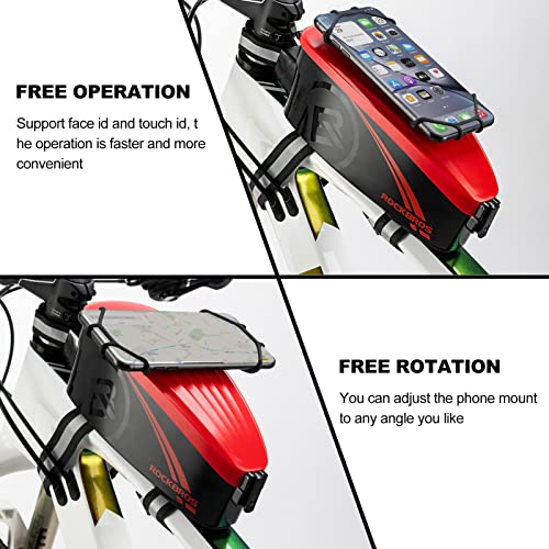 ROCKBROS Torba Rowerowa na Ramę z Elastycznym Uchwytem-LF0444 Torby na kierownicę
