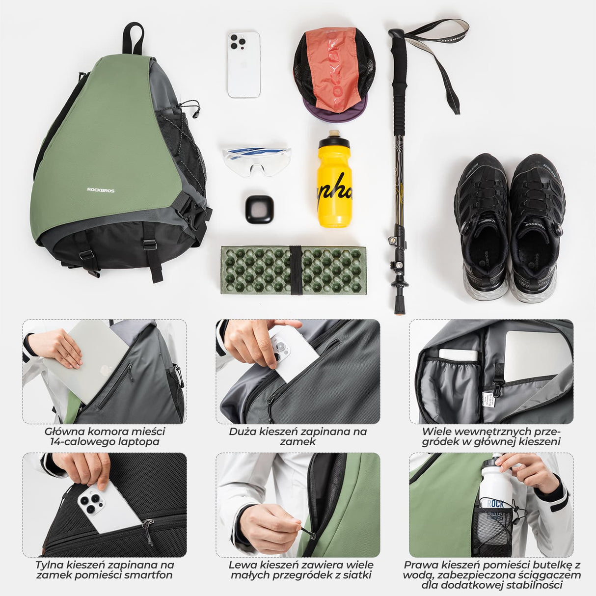 ROCKBROS Motocyklowa Torba na Ramię 11,5L-H60 Torby i sakwy motocyklowe