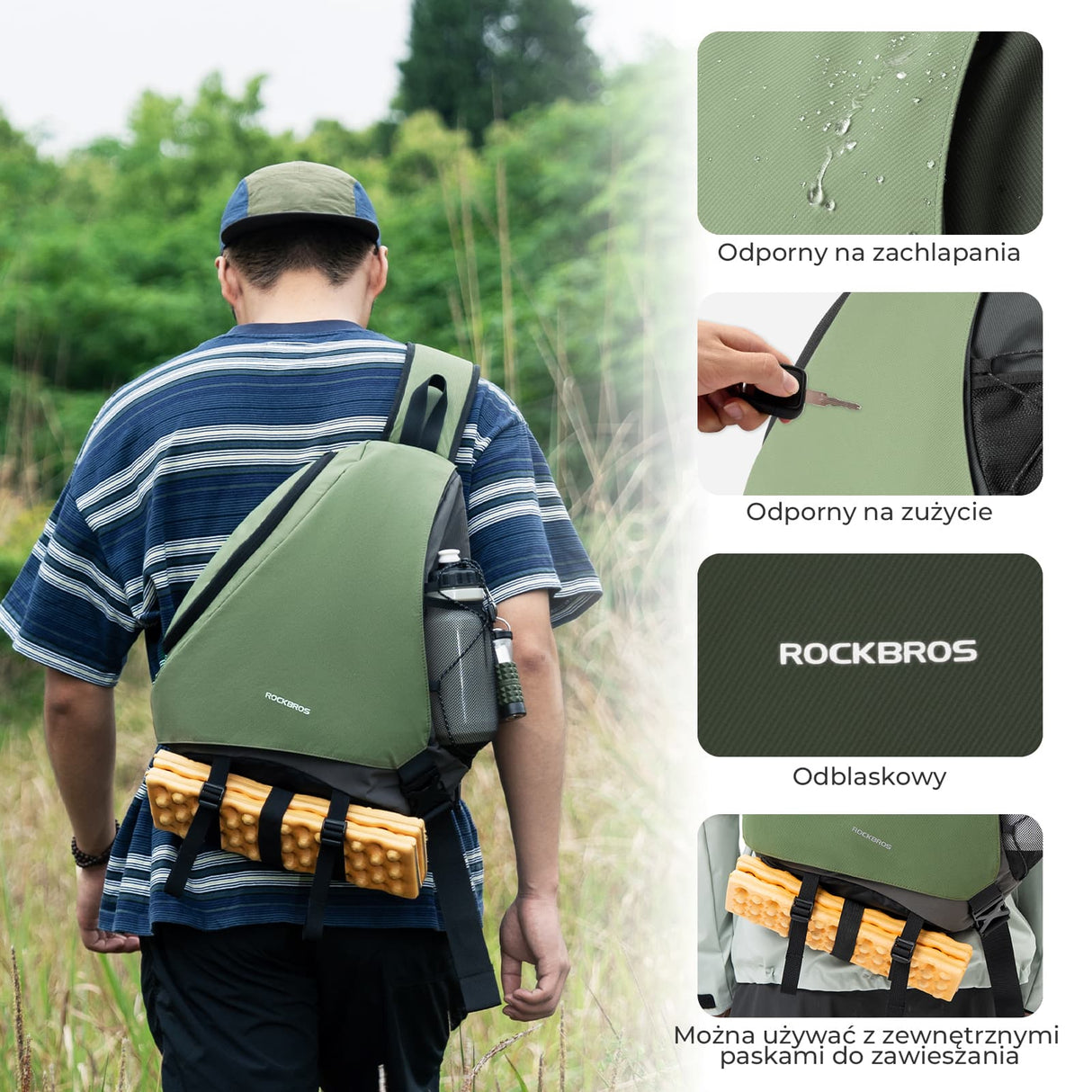 ROCKBROS Motocyklowa Torba na Ramię 11,5L-H60 Torby i sakwy motocyklowe