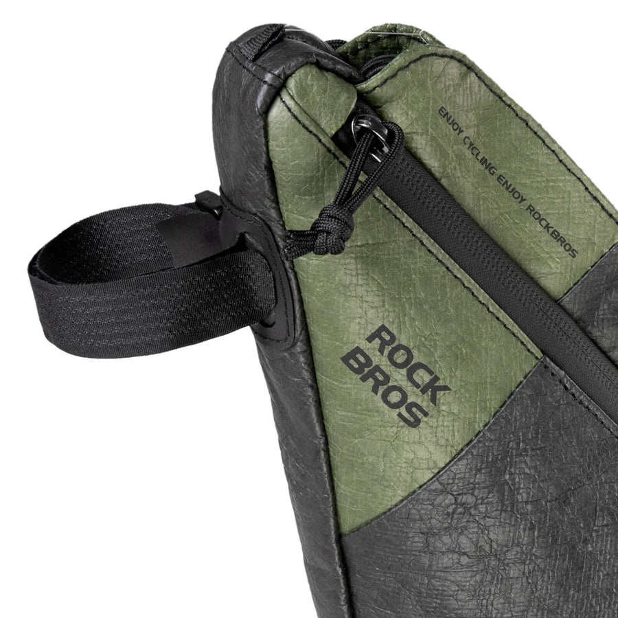 ROCKBROS Ekologiczna Torba na ramę 2 w 1 z Paskiem na Ramię 0,7L - DB003 Torby na ramę