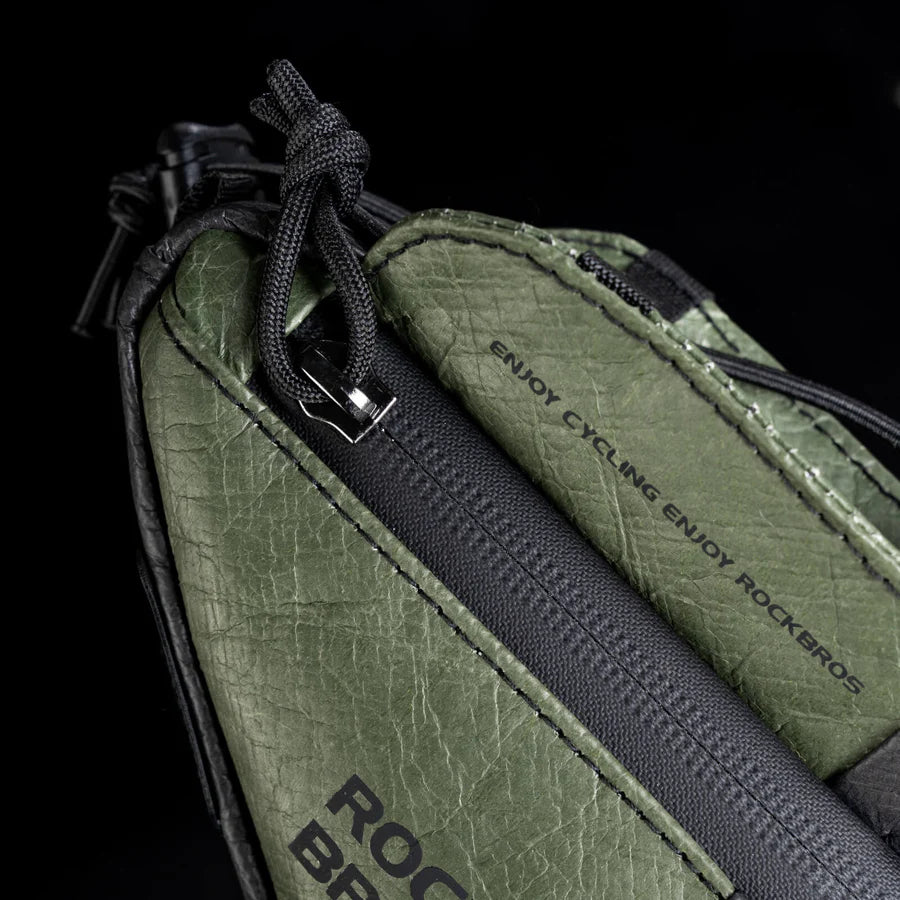 ROCKBROS Ekologiczna Torba na ramę 2 w 1 z Paskiem na Ramię 0,7L - DB003 Torby na ramę