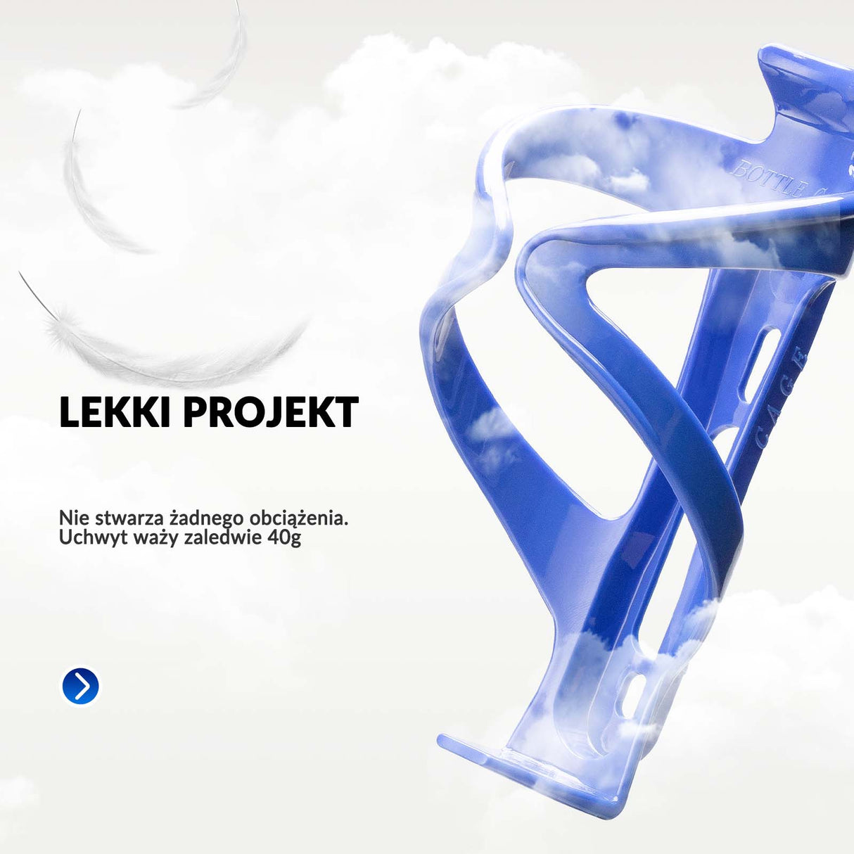 ROCKBROS ROCKBROS Uchwyt Rowerowy na Butelkę Bidon Koszyk Uniwersalny - Kolor do wyboru Uchwyty na bidon