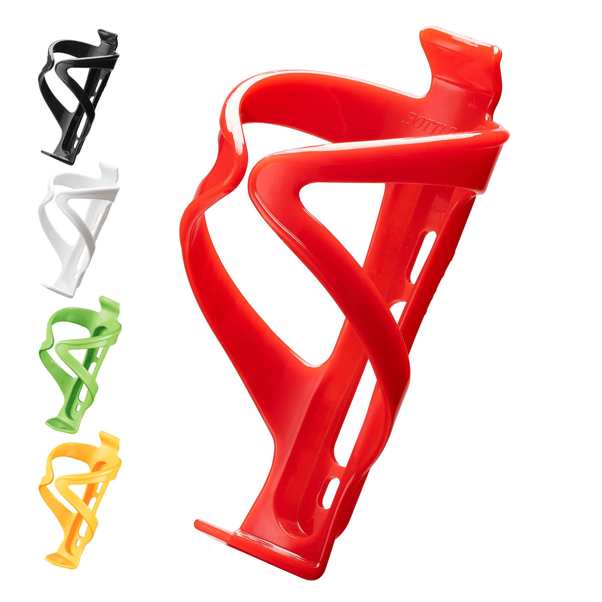 ROCKBROS Szkarłatny uchwyt na bidon rowerowy, 1 sztuka.