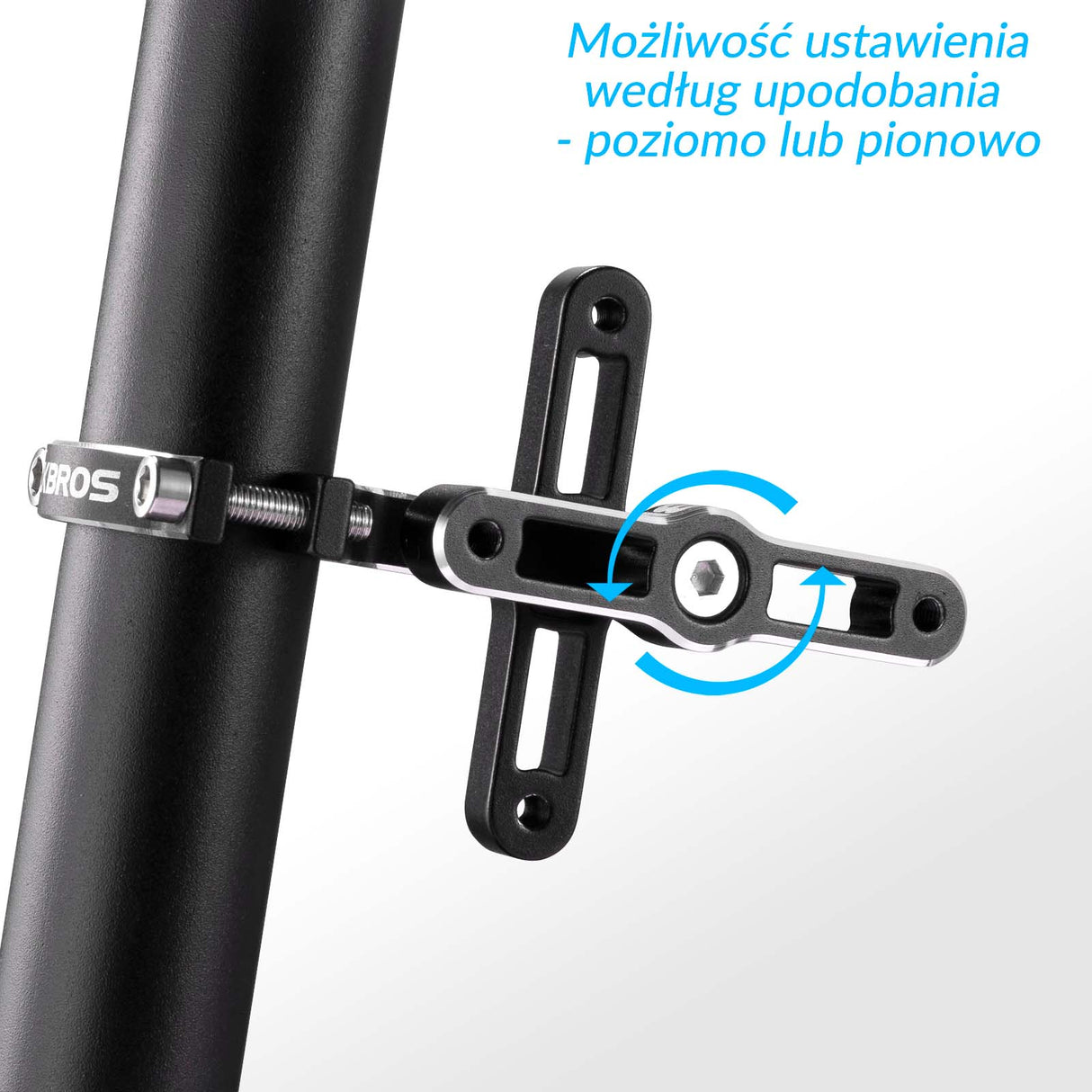 ROCKBROS ROCKBROS Uchwyt na Koszyk do Bidonu Podwójny Uniwersalny Regulowany Czarny Uchwyty na bidon