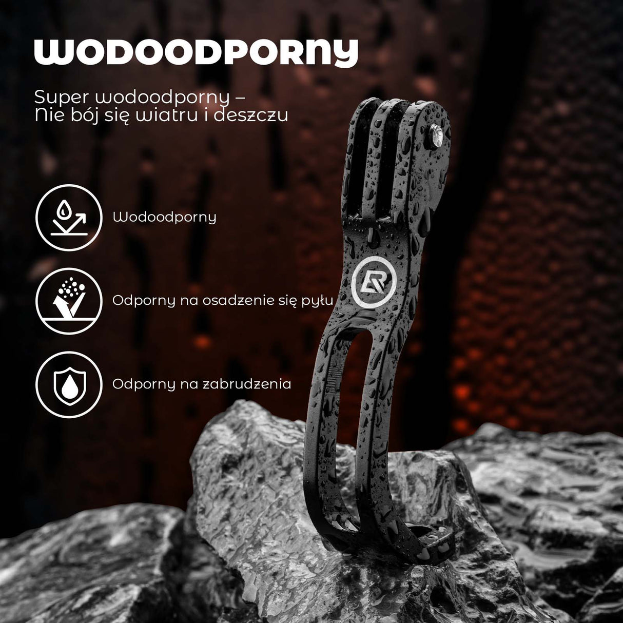 ROCKBROS Uchwyt na Lampkę Rowerową Przednią Uniwersalny do Przedniego Widelca Narzędzia do naprawy roweru