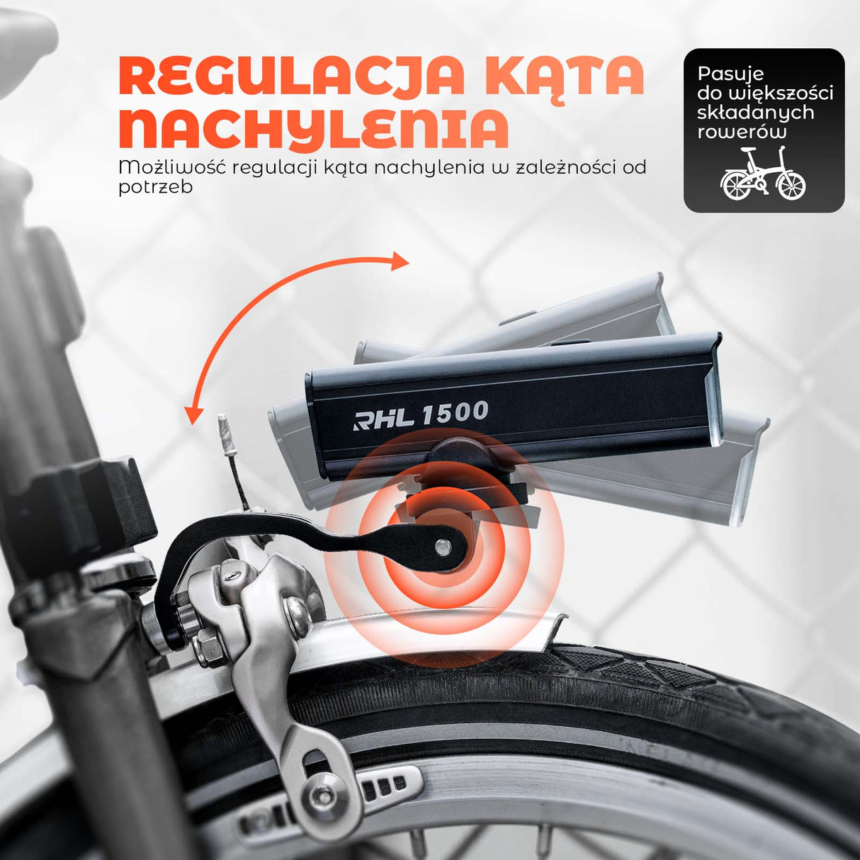 ROCKBROS Uchwyt na Lampkę Rowerową Przednią Uniwersalny do Przedniego Widelca Narzędzia do naprawy roweru