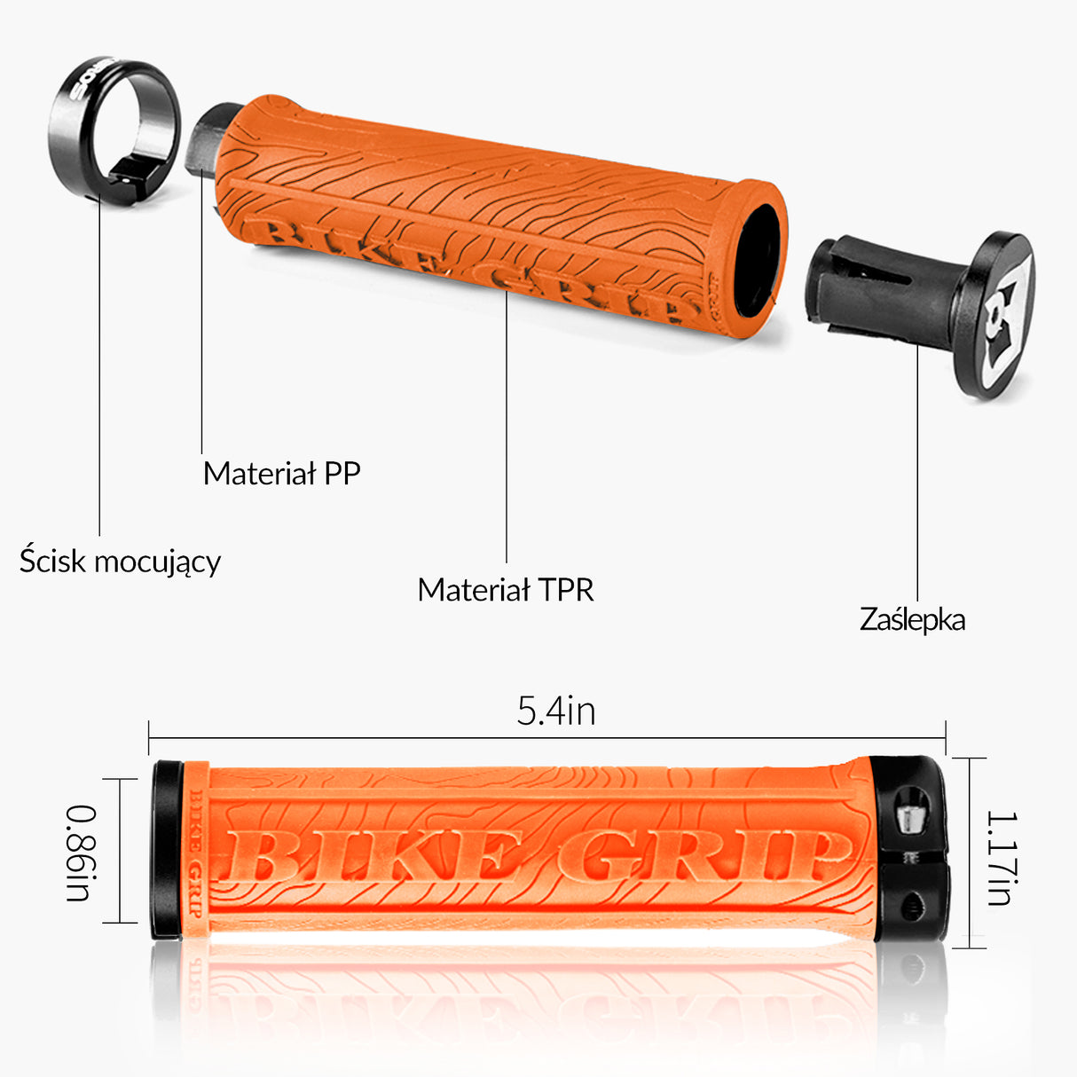 ROCKBROS Uniwersalne Chwyty Rowerowe Gripy 22mm Rączki rowerowe