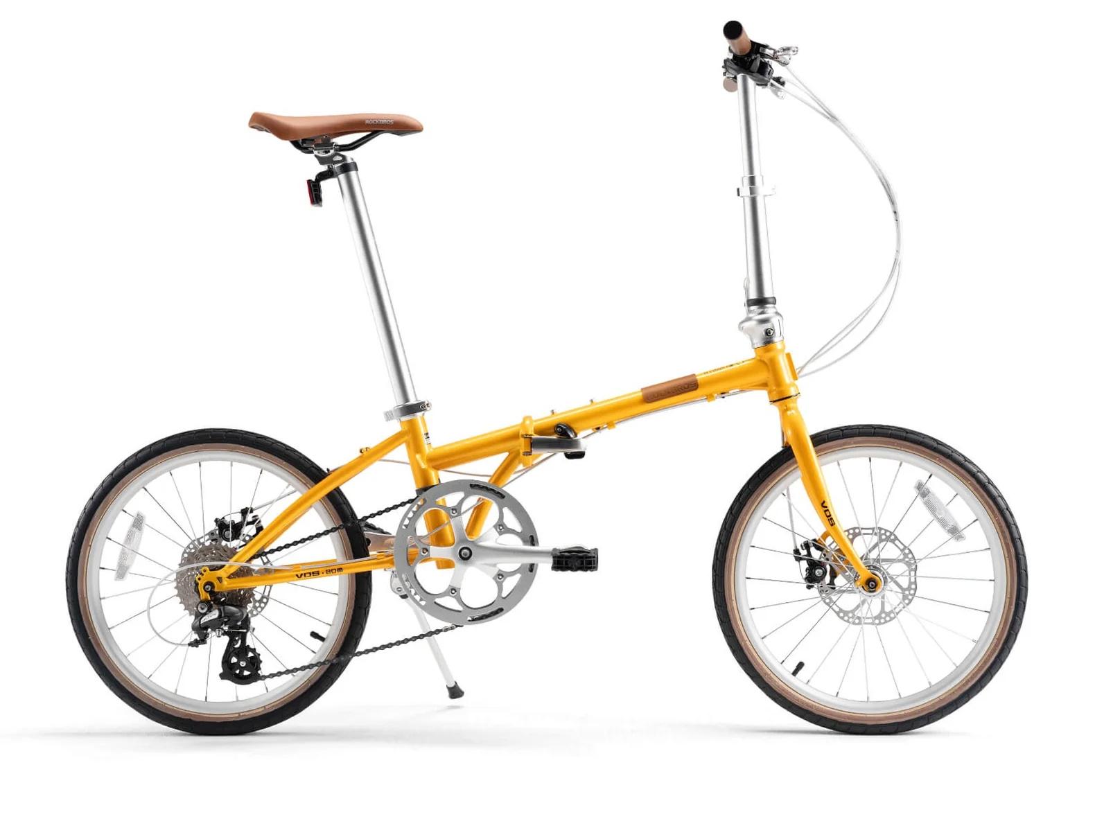 ROCKBROS VDS - 20 CALI - Rower Składany Rower SkładanyŻółty