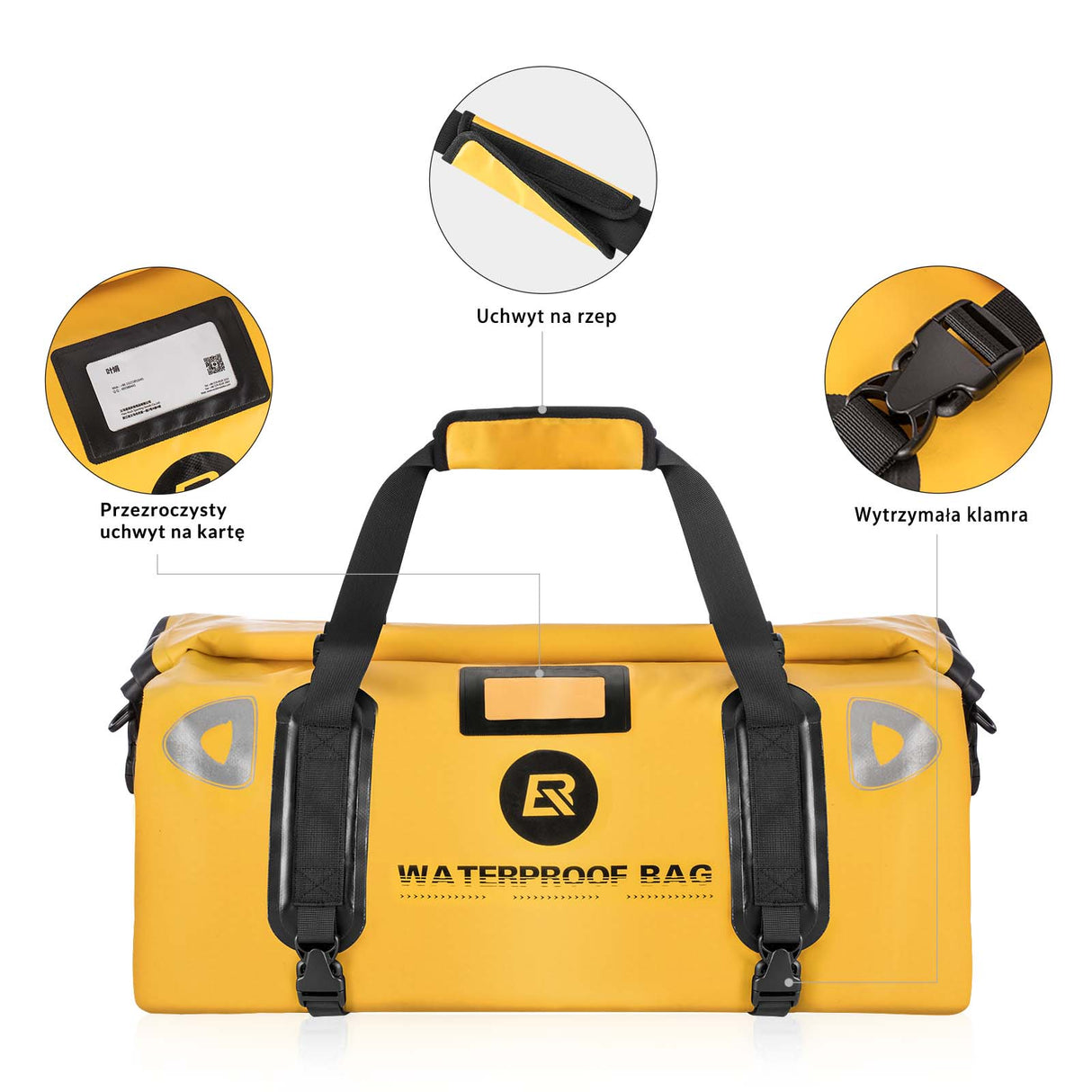 ROCKBROS Wielofunkcyjna Torba Motocyklowa Duża Sportowy 100% Wodoodporna Torby i sakwy motocyklowe